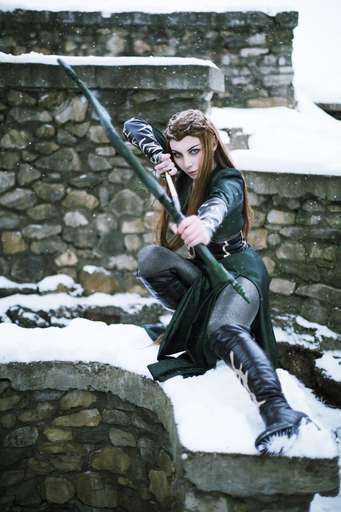 Про кино - Cosplay - Tauriel the hobbit desolation of Smaug